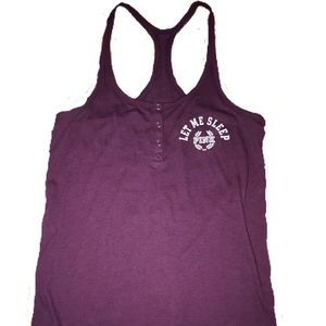 PINK sleepwear tank top